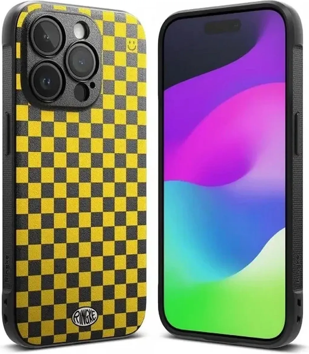 Ringke Onyx Design iPhone 15 Pro Max Hoesje - Zwart