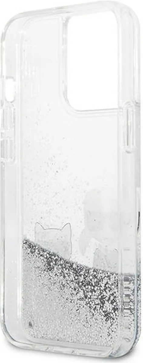 Karl Lagerfeld KLHCP13XGKCS Hardcase - iPhone 13 Pro Max - Zilver