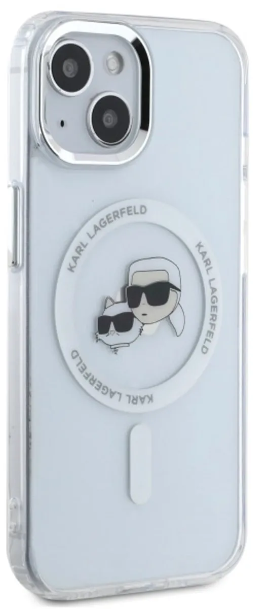 Karl Lagerfeld KLHMP15SHLSKCH Hoesje iPhone 15 - Transparant - afbeelding 6 van 6