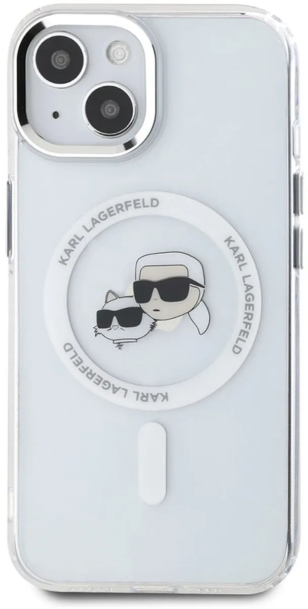 Karl Lagerfeld KLHMP15SHLSKCH Hoesje iPhone 15 - Transparant