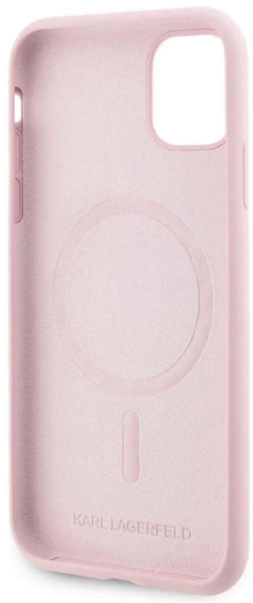 Karl Lagerfeld Siliconen Karl&Choupette Hoesje iPhone 11 - Transparent