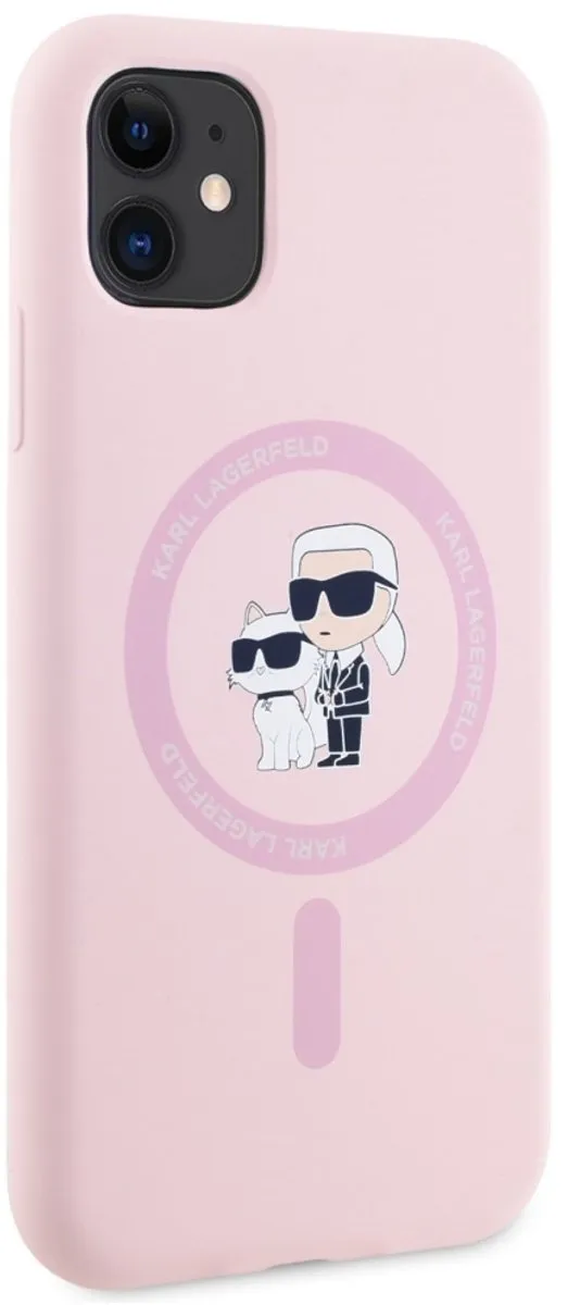 Karl Lagerfeld Siliconen Karl&Choupette Hoesje iPhone 11 - Transparent - afbeelding 6 van 6