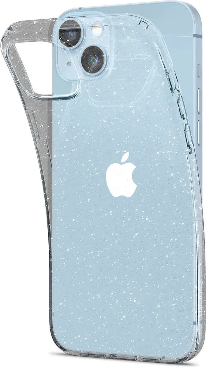 Spigen iPhone 14 Plus Liquid Crystal Glitter Hoesje - Transparant