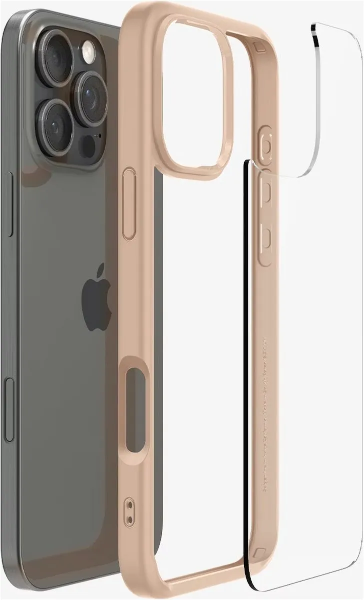 Spigen Ultra Hybrid Back Cover iPhone 16 Pro Max - Roze