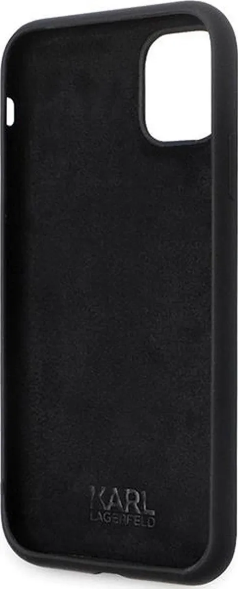 Karl Lagerfeld KLHCN61SMHCNPK Hoesje - iPhone 11 Zwart