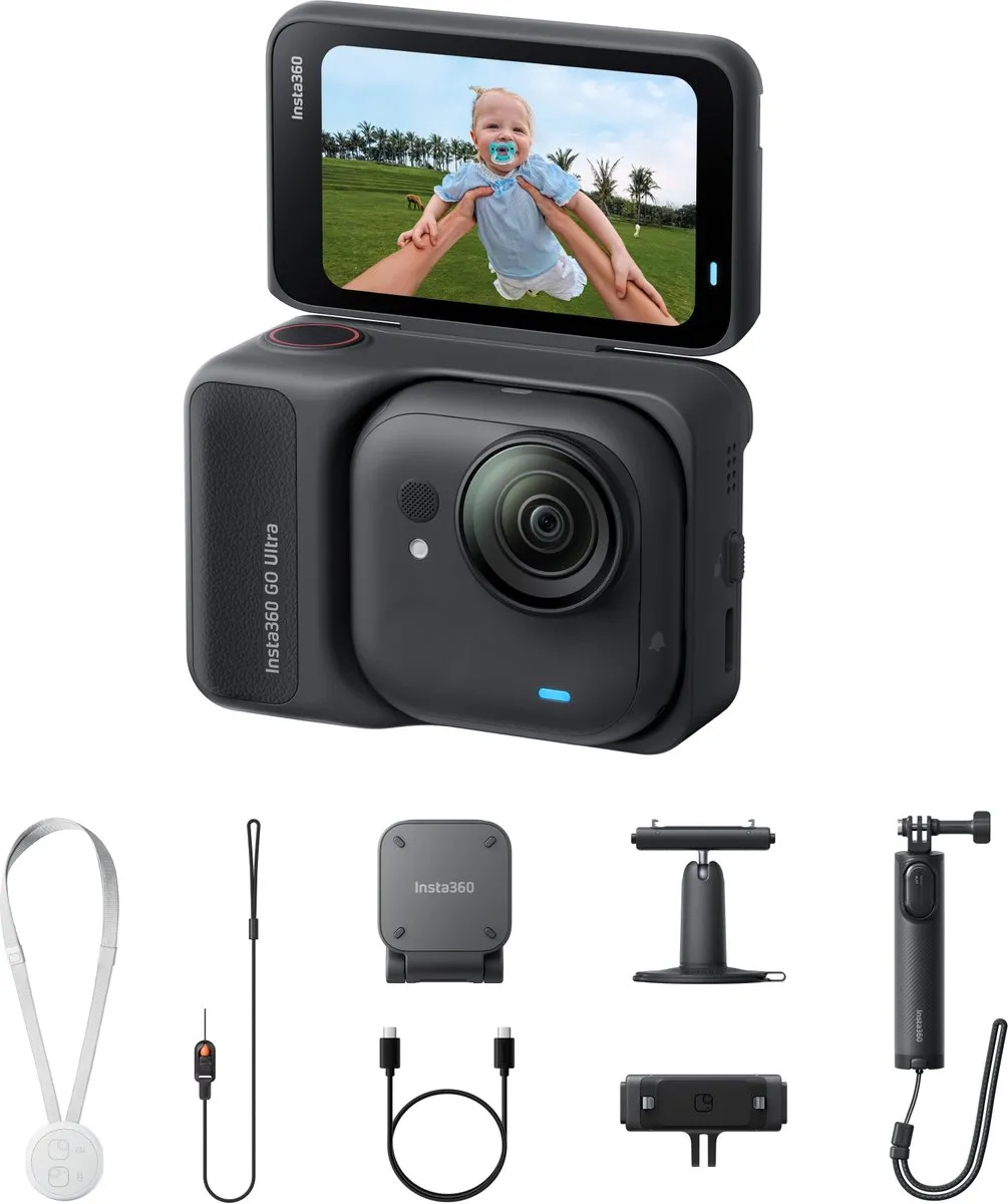 Insta360 GO Ultra Creator Bundle CINSABEA_4 - 10MP - 500mAh - Midnight Black