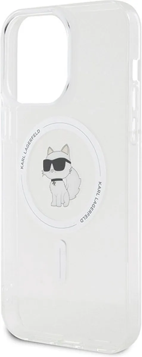 Karl Lagerfeld MagSafe Hoesje iPhone 15 Pro Max - Transparant