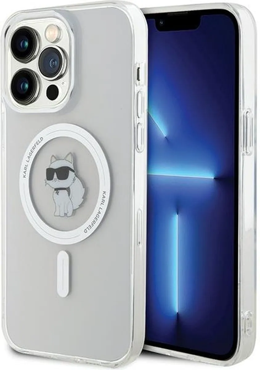 Karl Lagerfeld MagSafe Hoesje iPhone 15 Pro Max - Transparant