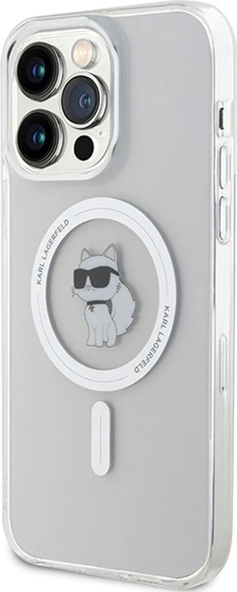 Karl Lagerfeld MagSafe Hoesje iPhone 15 Pro Max - Transparant