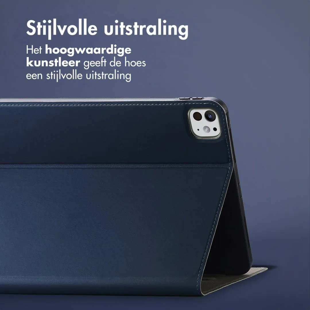 Accezz Tablethoes SH00074632 - Apple iPad Pro 13 - Donkerblauw