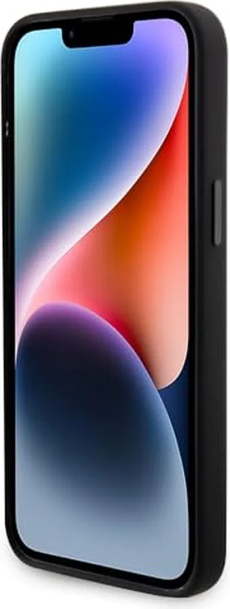 Karl Lagerfeld Siliconen Karl&Choupette Hoes iPhone 15 Pro Max - Zwart