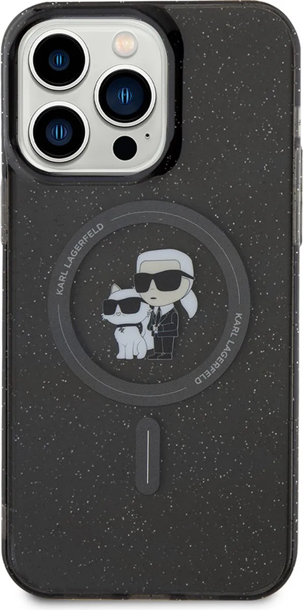 Karl Lagerfeld iPhone 15 Pro Max Hoesje - Effen Grijs - TPU
