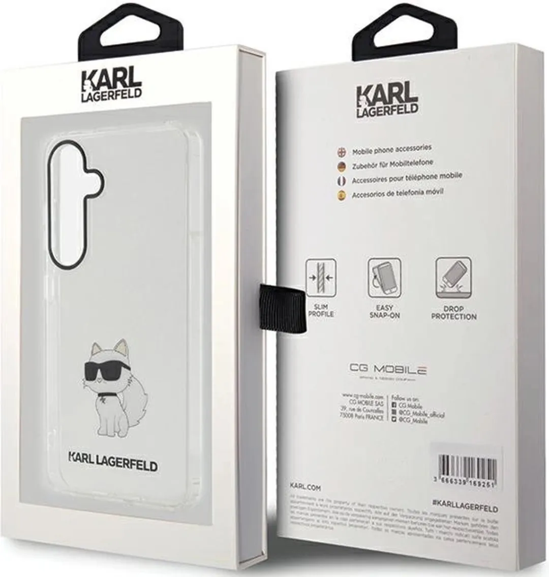 Karl Lagerfeld IML Choupette Hoesje Samsung Galaxy S24 - Transparant - afbeelding 6 van 6