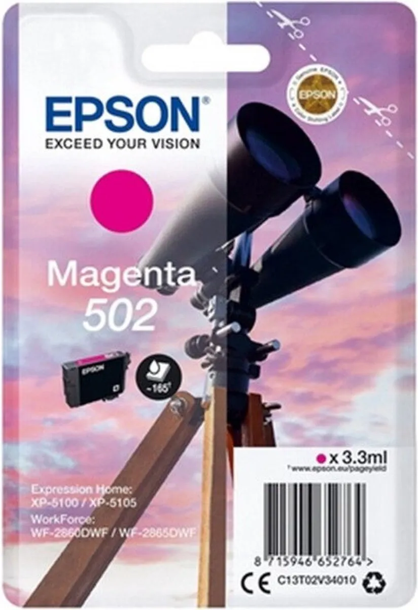 Epson C13T02V44010 Inktcartridge Geel - 33ml