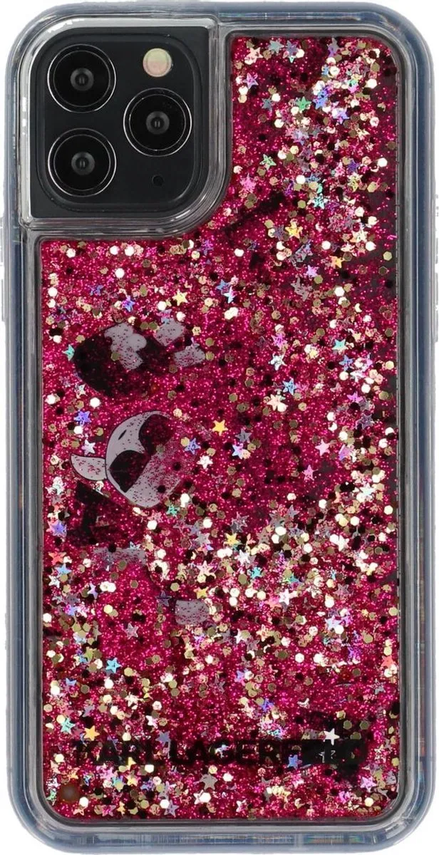 Karl Lagerfeld Rose Gold Hoesje iPhone 11 Pro - Floating Charms KLHCN58ROPI - afbeelding 6 van 6