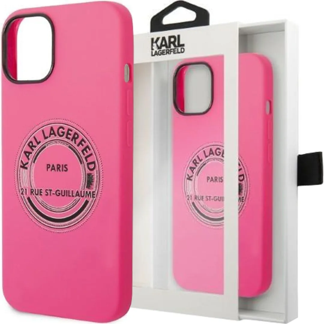 Karl Lagerfeld KLHCP14MSRSGRCF iPhone 14 Plus Hoesje