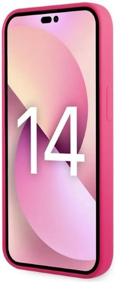 Karl Lagerfeld KLHCP14MSRSGRCF iPhone 14 Plus Hoesje - Roze
