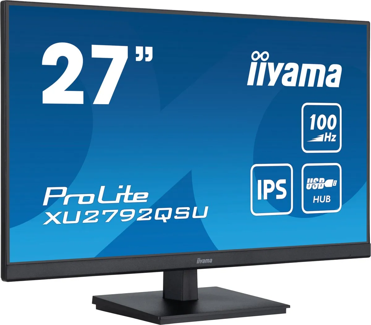 iiyama ProLite XU2792QSU-B6 Monitor 27" QHD IPS - USB-Hub 4x