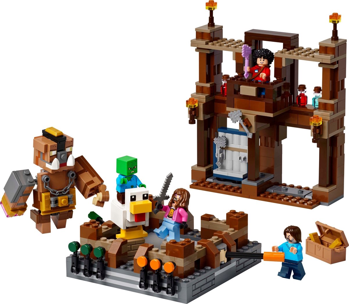 LEGO Minecraft De Arena bij het Boslandhuis - 21272