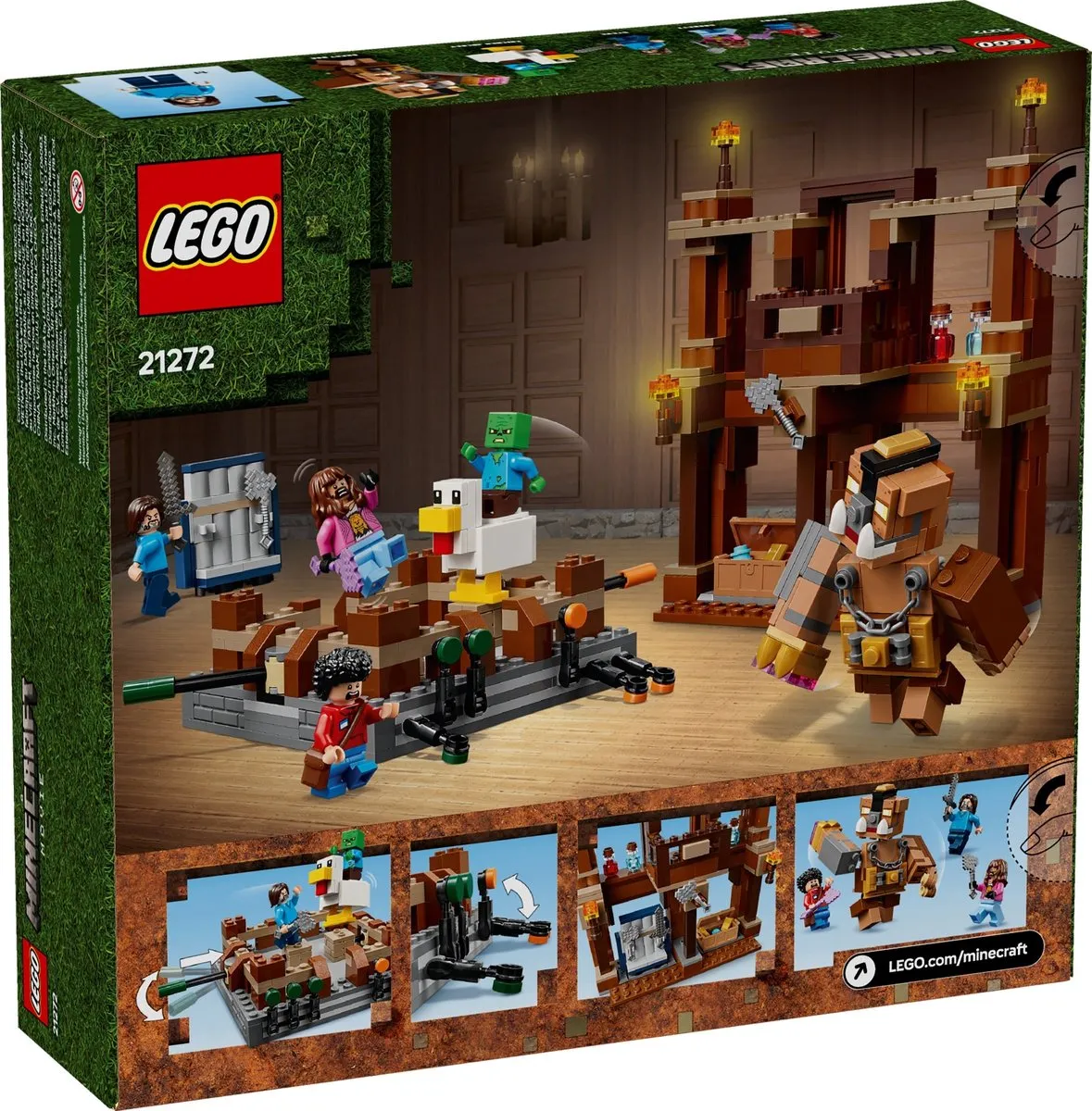 LEGO Minecraft De Arena bij het Boslandhuis 21272 - 491 Stukken