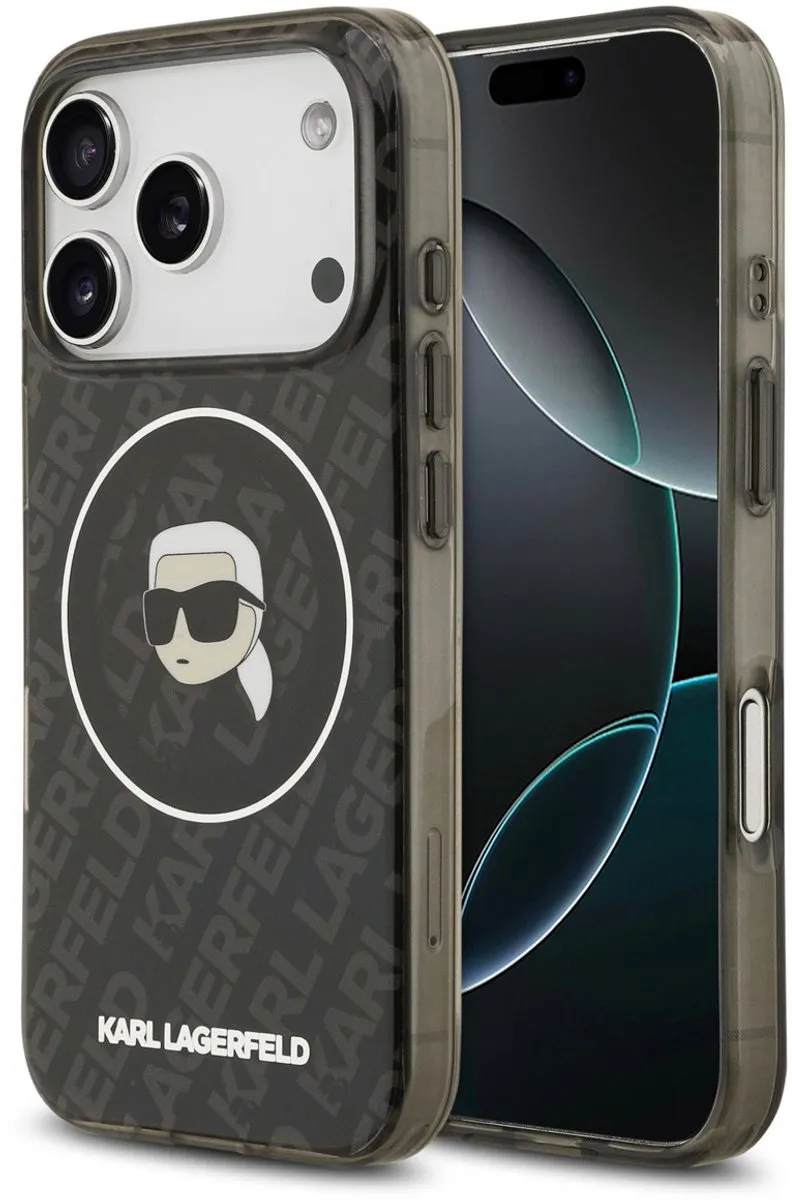 Karl Lagerfeld Back Cover iPhone 17 Pro - Zwart
