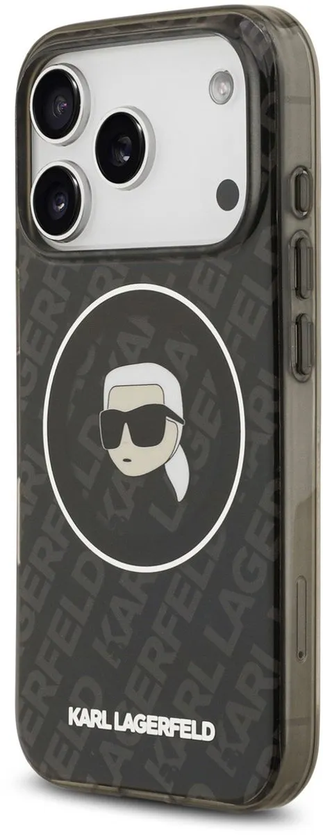 Karl Lagerfeld Back Cover iPhone 17 Pro - Zwart