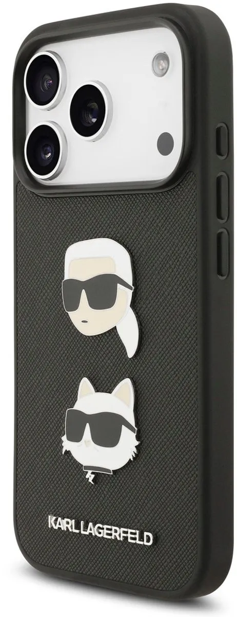 Karl Lagerfeld Back Cover iPhone 17 Pro - Zwart - afbeelding 6 van 6