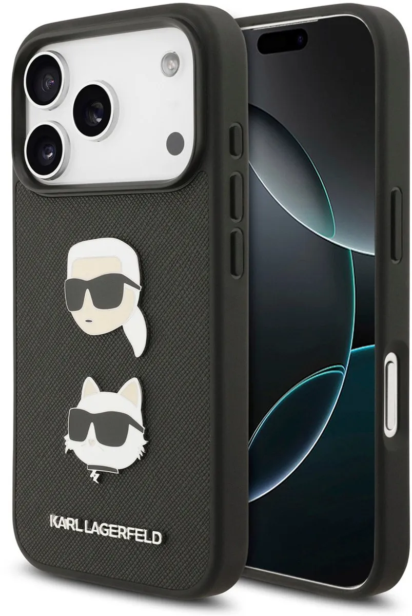 Karl Lagerfeld Back Cover iPhone 17 Pro - Zwart