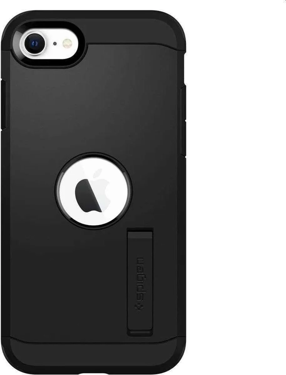Spigen Tough Armor Hoesje iPhone SE (2020) - Zwart
