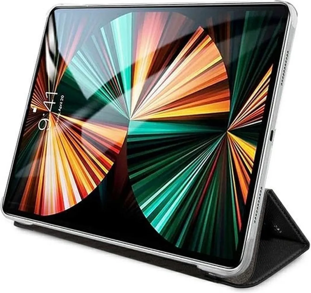 Karl Lagerfeld KLFC11OKMK iPad Book Cover 11" - Zwart Saffiano