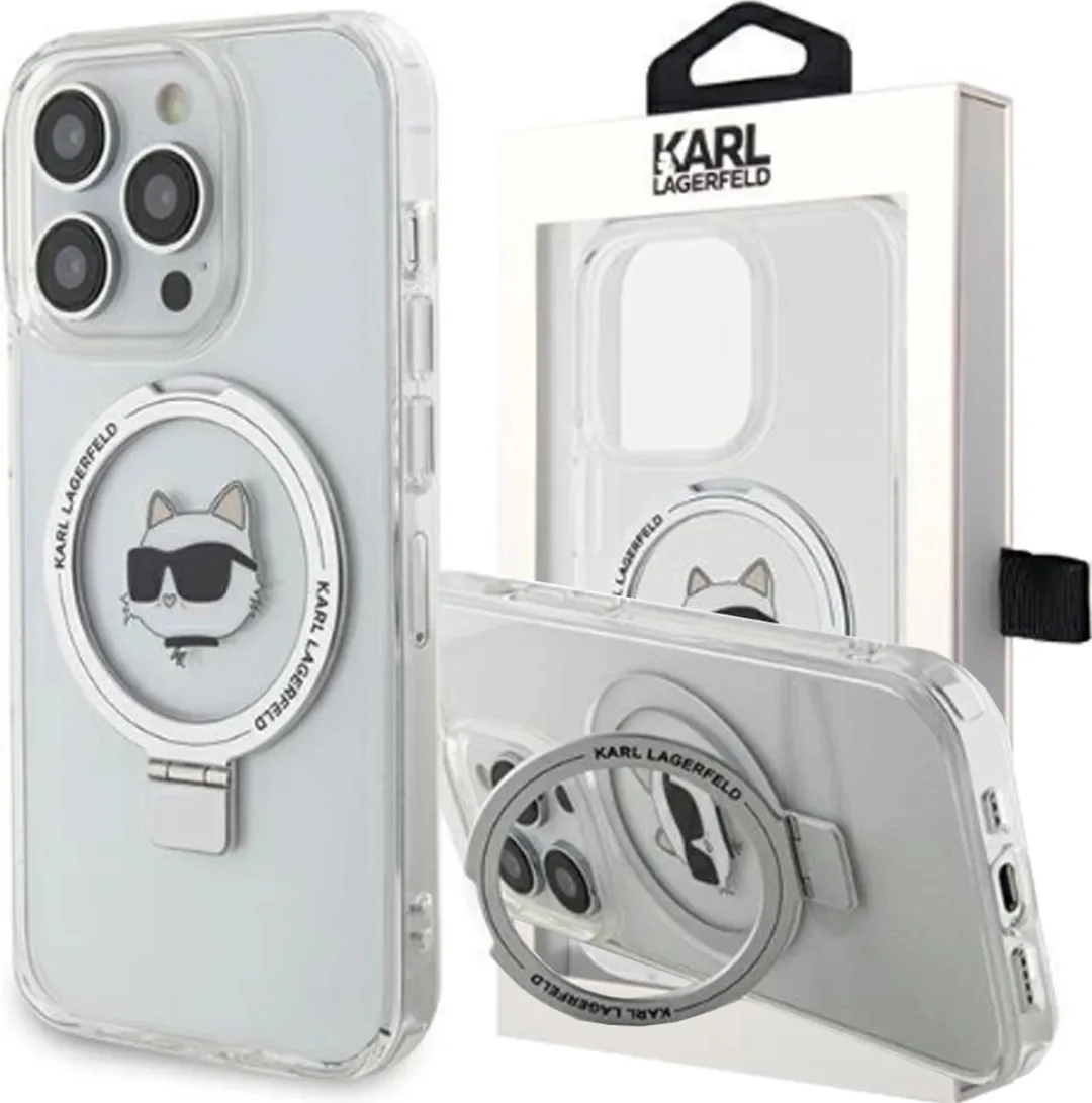 Karl Lagerfeld Choupette MagSafe Hoesje iPhone 15 Pro Max