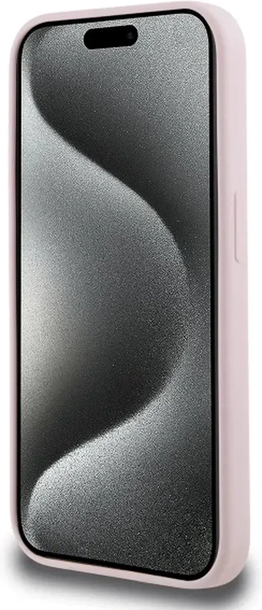 Karl Lagerfeld iPhone 15 Pro Backcover - Roze - Magsafe