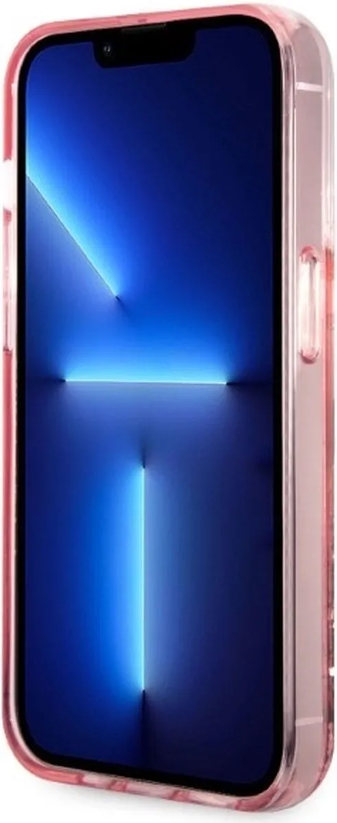 Karl Lagerfeld KLHCP14LLNCHCP iPhone 14 Pro Hoesje - Roze