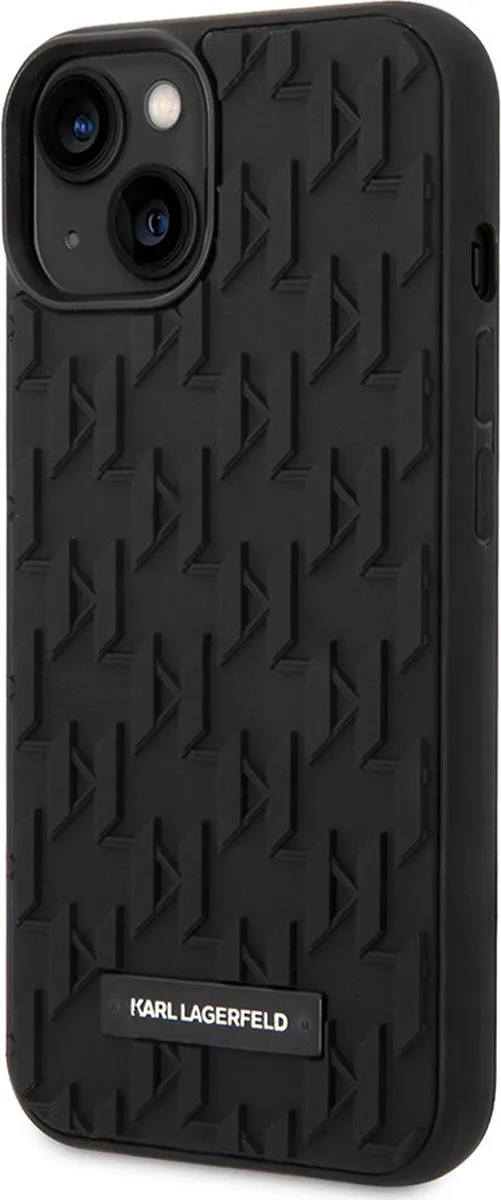 Karl Lagerfeld iPhone 14 Backcase - Effen Zwart - afbeelding 6 van 6