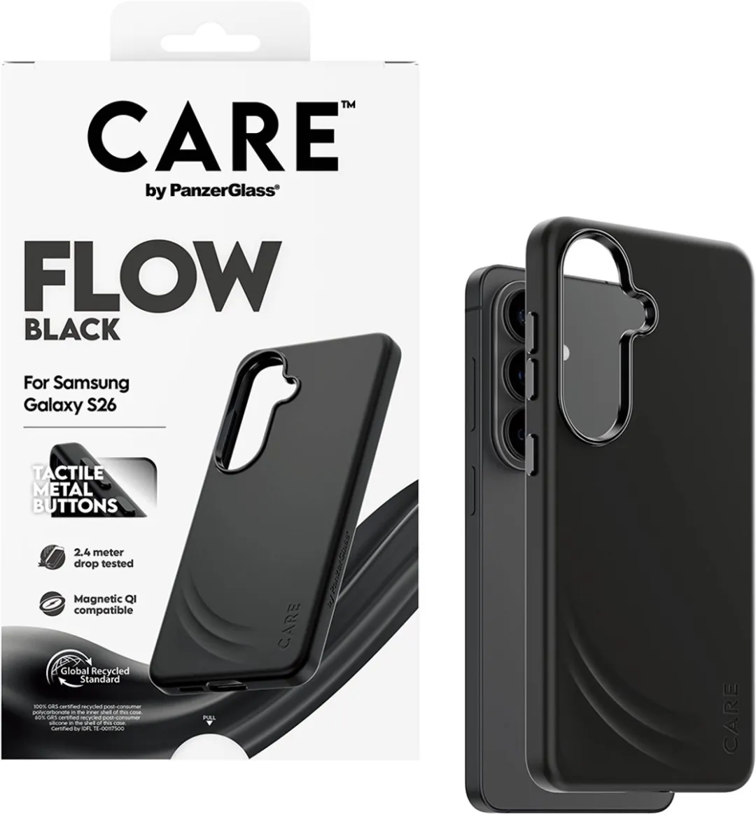 PanzerGlass CARE FLOW MagSafe Galaxy S26 - Zwart