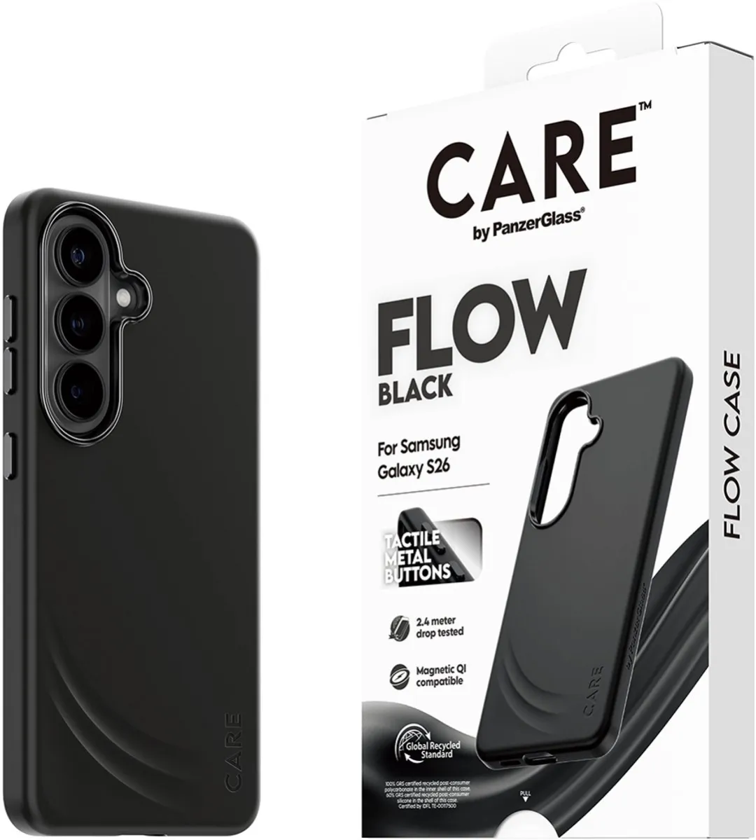 PanzerGlass CARE FLOW MagSafe Galaxy S26 - Zwart