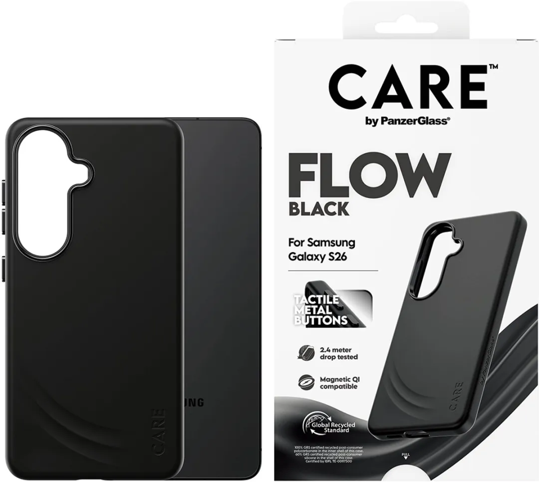 PanzerGlass CARE FLOW MagSafe Galaxy S26 - Zwart
