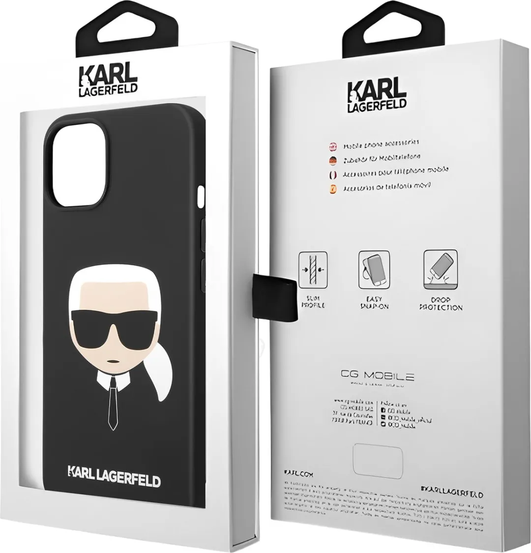 Karl Lagerfeld Silicone Hoesje iPhone 14 Plus