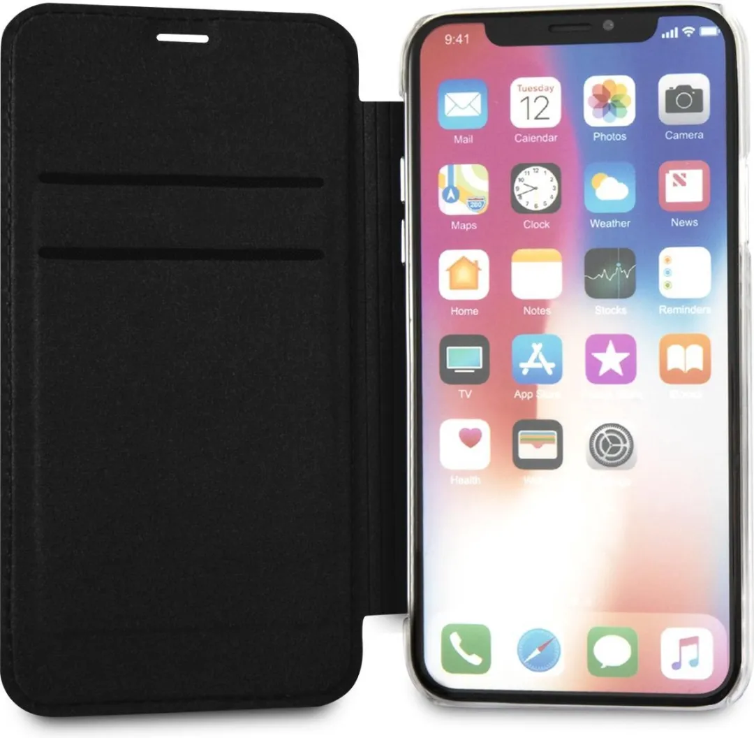 Karl Lagerfeld iPhone X/Xs Hoesje S203-11 - Zwart