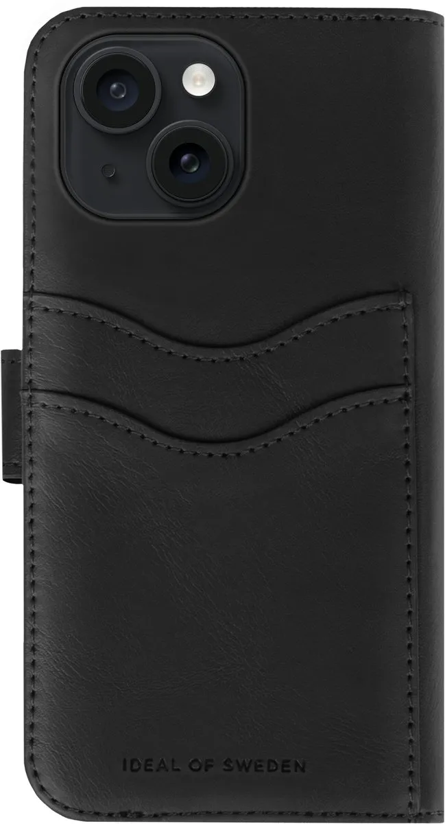 iDeal of Sweden Magnet Wallet+ Bookcase iPhone 15 - 6 Pasjes - Zwart