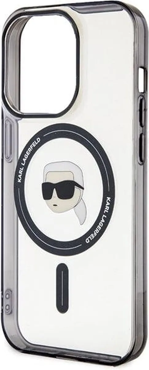 Karl Lagerfeld KLHMP15SHKHNOTK iPhone Hoesje - Transparant - MagSafe