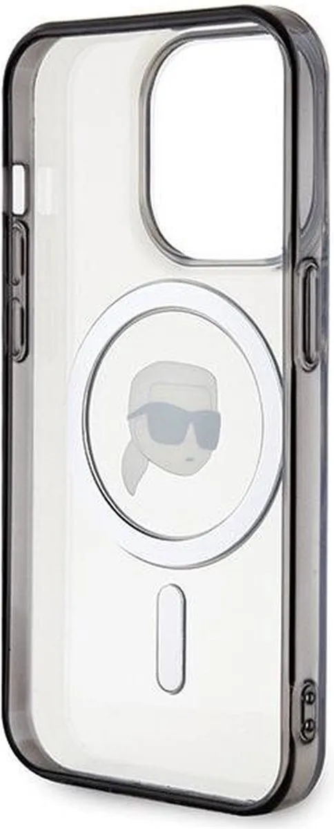 Karl Lagerfeld KLHMP15SHKHNOTK iPhone Hoesje - Transparant - MagSafe - afbeelding 6 van 6