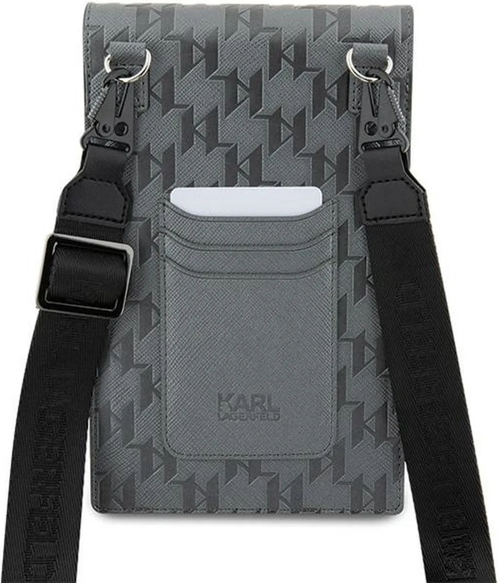 Karl Lagerfeld KLWBSAKHPKG Koffer - Zilver Saffiano
