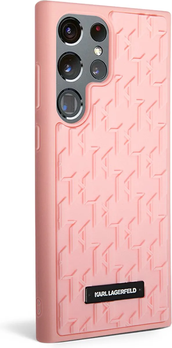 Karl Lagerfeld Backcase Hoesje Samsung Galaxy S23 Ultra - Roze - TPU