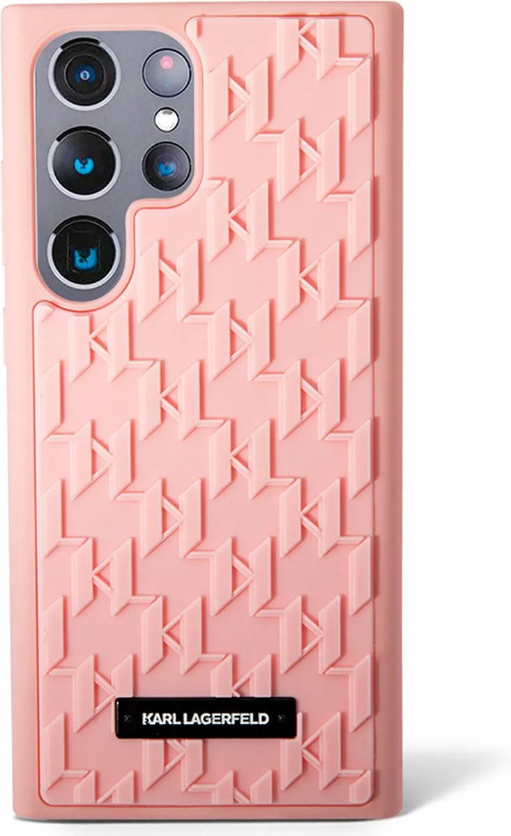 Karl Lagerfeld Backcase Hoesje Samsung Galaxy S23 Ultra - Roze - TPU