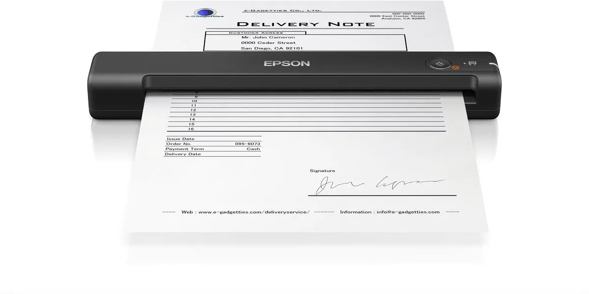 Epson WorkForce ES-50 Mobiele Scanner - Zwart