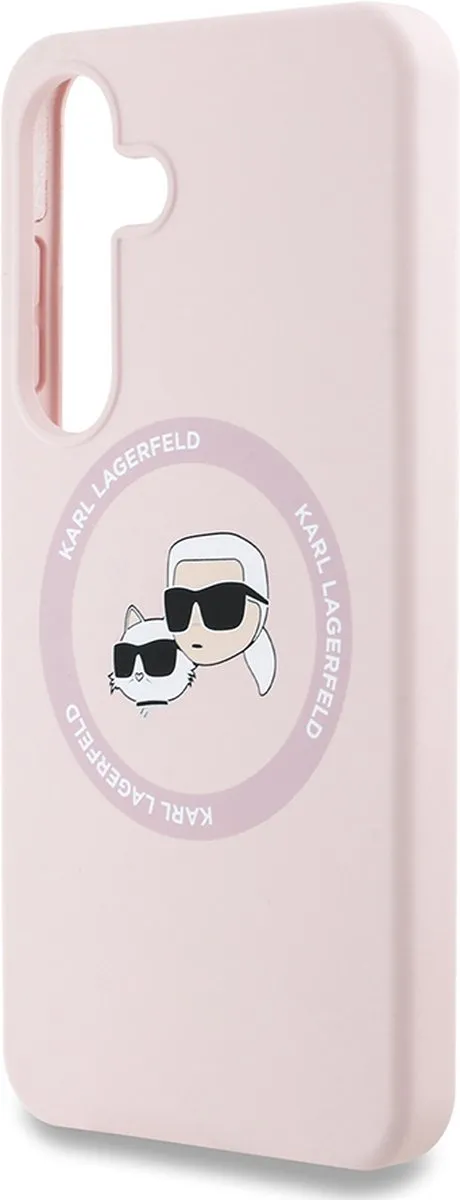 Karl Lagerfeld Backcase Hoesje S25 - Roze - MPN 3666339450205