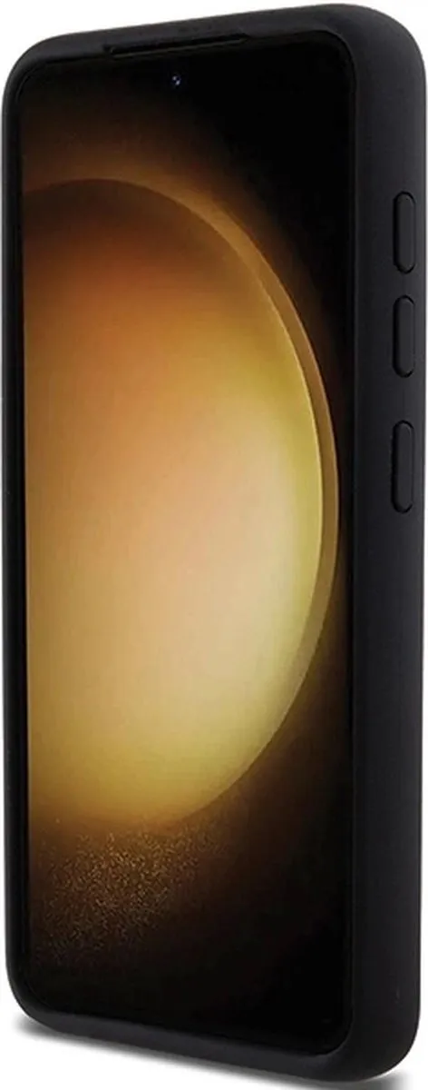 Karl Lagerfeld Siliconen Ikonik Metal Pin Hoesje - Samsung Galaxy S23 - Zwart