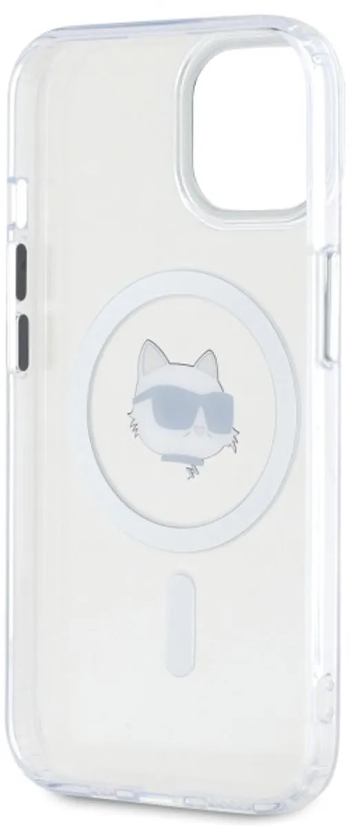 Karl Lagerfeld MagSafe Hoesje iPhone 15 Tweety - Transparant KLHMP15SHLSCHH
