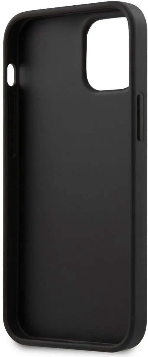 Karl Lagerfeld Saffiano Hoesje iPhone 12 Mini - Zwart